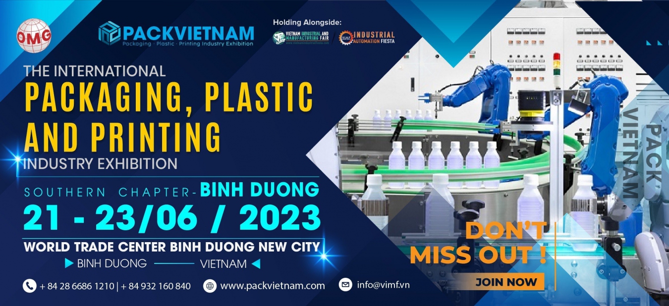 PACK VIETNAM 2023 - VIETNAM PLASTIC PACKAGING AND PRINTING INDUSTRY EXHIBITION