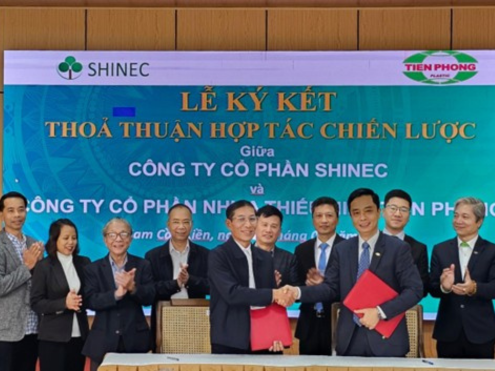 Shinec và Nhựa Tiền Phong ký kết hợp tác chiến lược
